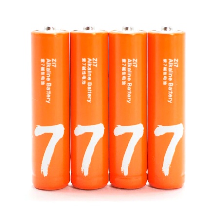 Батарейки алкалиновые ZMI Rainbow Zi7, AAA, 4 шт., оранжевые